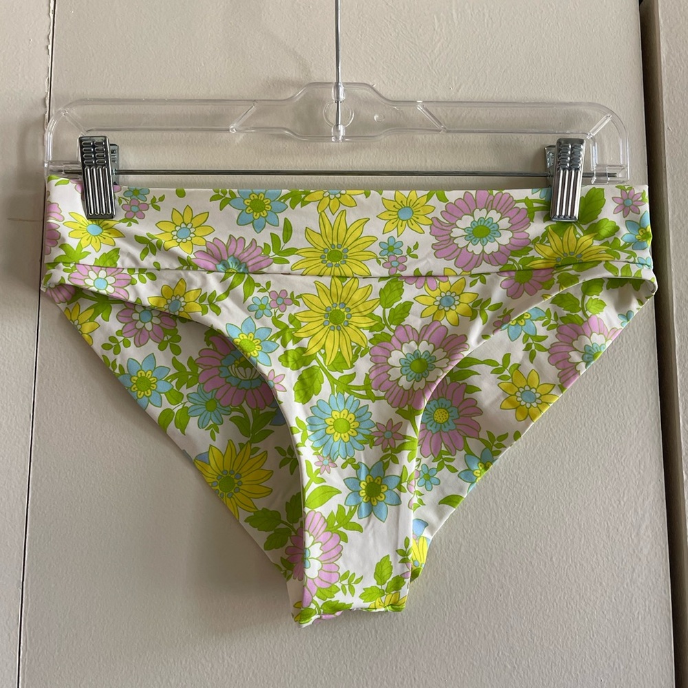 Frankie’s Bikinis Gavin Floral Cheeky Bikini Bottom